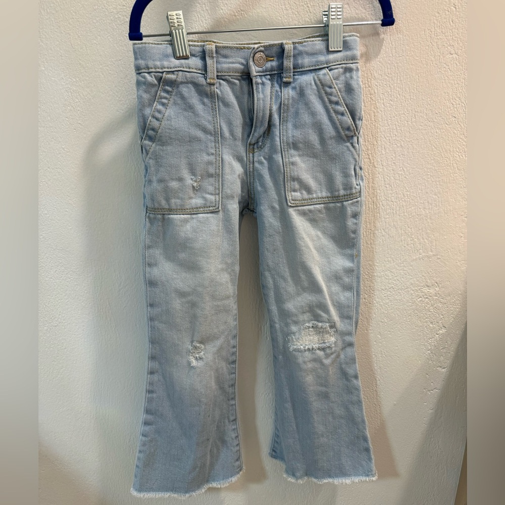 Oshkosh flare distressed jeans